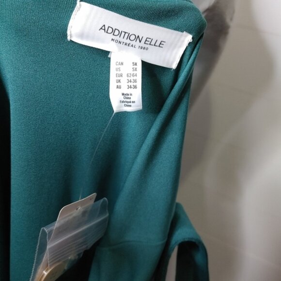 Addition Elle teal jumpsuit size 5X - Picture 9 of 16